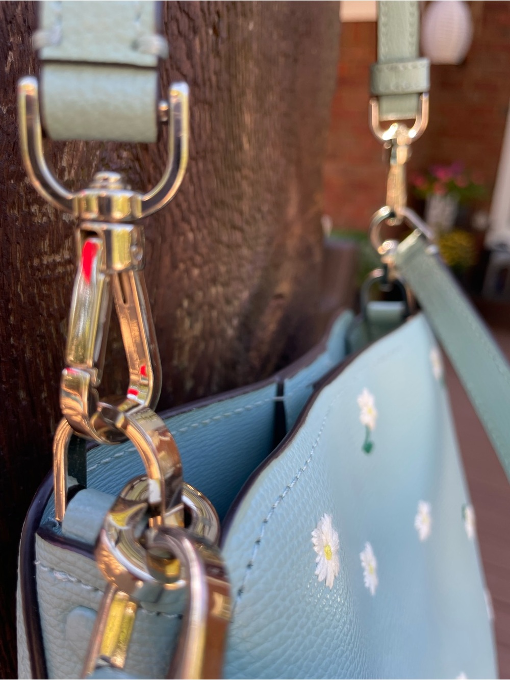 kate spade mint daisy-printed shoulder bag - Picture 9 of 14